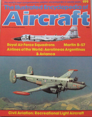 The Illustrated Encyclopedia of Aircraft magazine Issue 199 Martin B-57 Canberra cutaway drawing