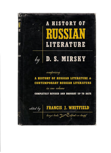 A History of Russian Literature [Hardcover] MirskiI, DmitriI Petrovich,