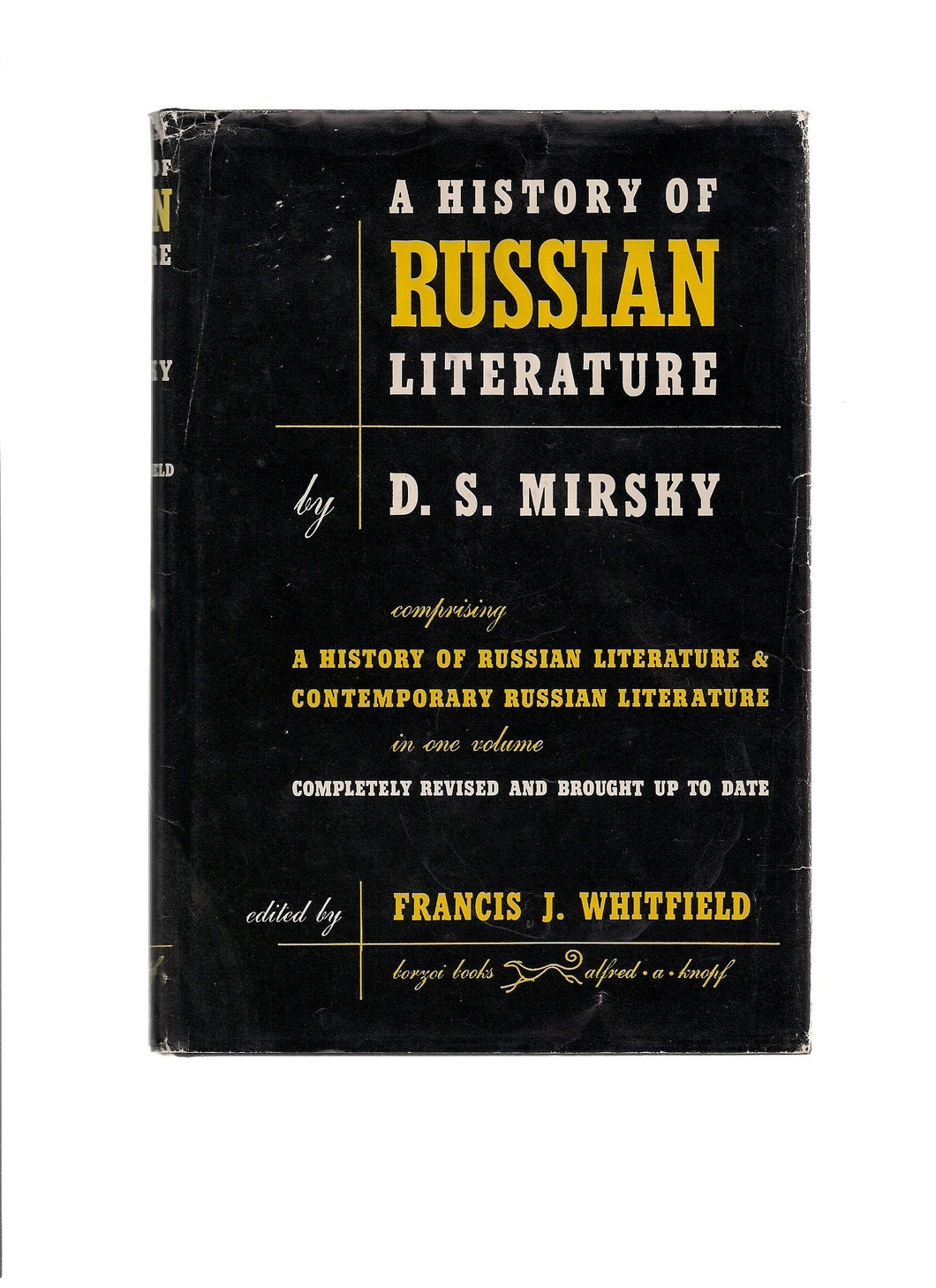 A History of Russian Literature [Hardcover] MirskiI, DmitriI Petrovich,
