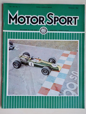 Motor Sport magazine 11/1966