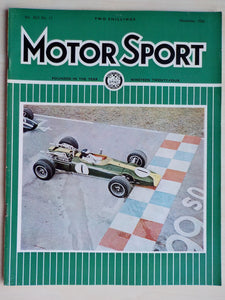 Motor Sport magazine 11/1966