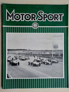Motor Sport magazine Vol XXXVIII No 4 = April 1962