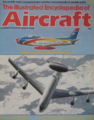 The Illustrated Encyclopedia of Aircraft magazine Issue 19 North American F-86 Sabre Cutaway drawing