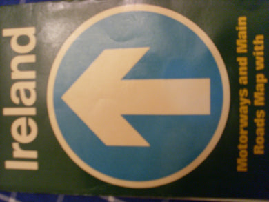 Ireland Map: Main Road and Political Map: 9M-1
