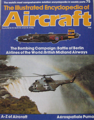 The Illustrated Encyclopedia of Aircraft magazine Issue 75 Aerospatiale Puma cutaway drawing