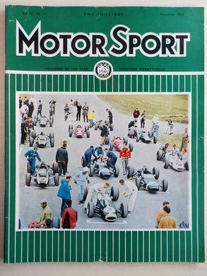Motor Sport magazine Vol XLI No 11 = November 1965