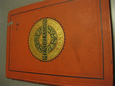 SONGS COMPOSED BY F. MENDELSSOHN-BARTHOLDY. NOVELLO\'S COMPLETE OCTAVO EDITION [Hardcover]