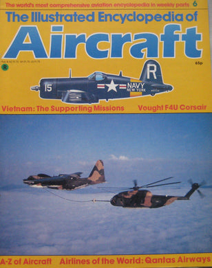 The Illustrated Encyclopedia of Aircraft magazine Issue 6 Vought F4U Corsair cutaway drawing