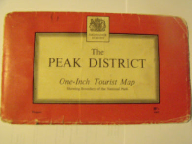 Peak District One-Inch Tourist Map 1:63360 [Unknown Binding]