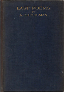 Last Poems [Hardcover]