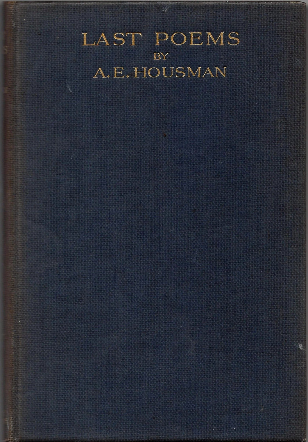 Last Poems [Hardcover]