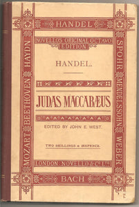 Judas Maccabaeus (Original Octavo Edition) [Hardcover]