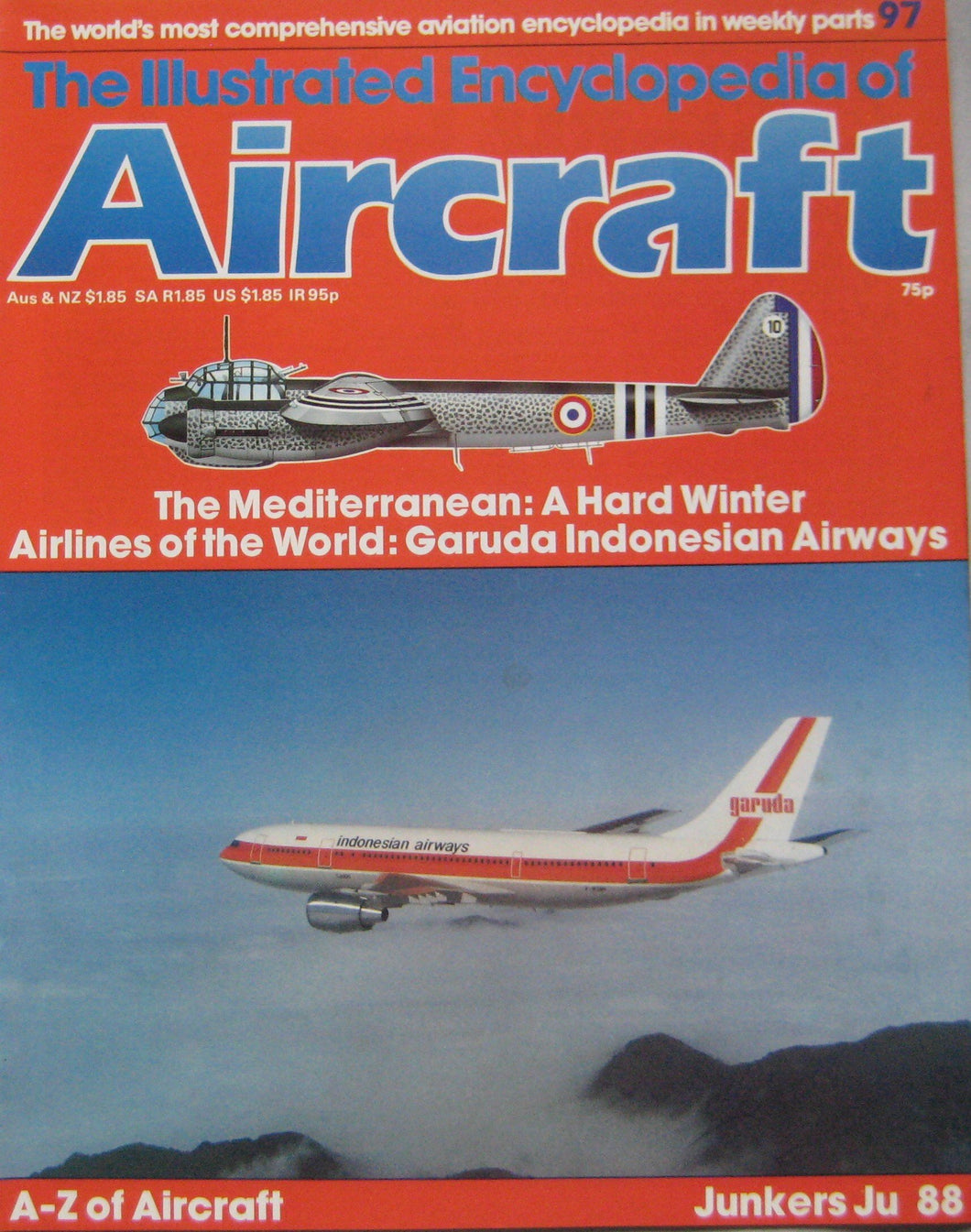 The Illustrated Encyclopedia of Aircraft magazine Issue 97 Junkers Ju 88 cutaway drawing
