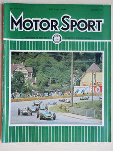 Motor Sport magazine Vol XXXVII No 9 = September 1961