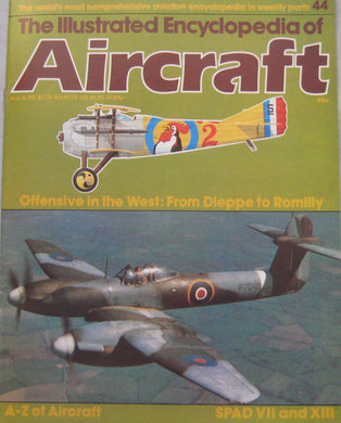 The Illustrated Encyclopedia of Aircraft magazine Issue 44 SPAD S.VII cutaway drawing