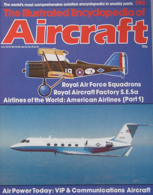 The Illustrated Encyclopedia of Aircraft magazine Issue 190 Royal Aircraft Factory S.E.5 Cutaway drawing