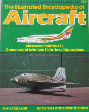The Illustrated Encyclopedia of Aircraft magazine Issue 139 Messerschmitt Me 163 Komet cutaway drawing
