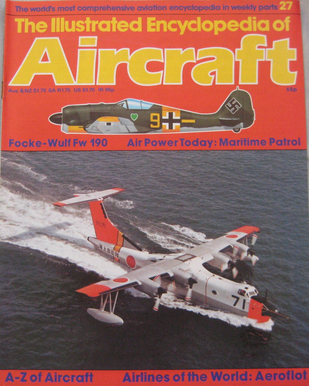 The Illustrated Encyclopedia of Aircraft Issue 27 Fock-Wulf Fw 190 cutaway drawing