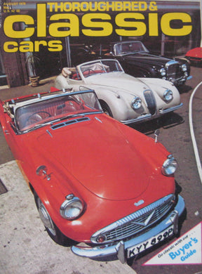 Thoroughbred & Classic Cars magazine 08/1978 featuring Rochdale Olympic, Miller Story