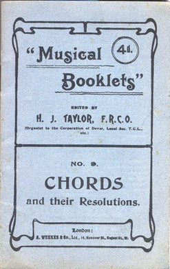 Musical Booklets Chords and their Resolutions [Paperback]