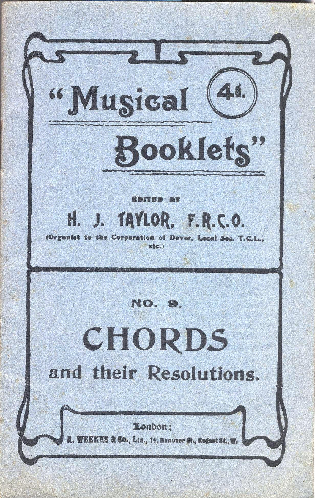 Musical Booklets Chords and their Resolutions [Paperback]