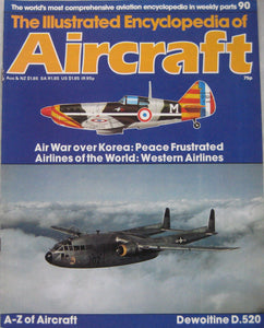The Illustrated Encyclopedia of Aircraft magazine Issue 90 Dewoitine D.520 cutaway drawing