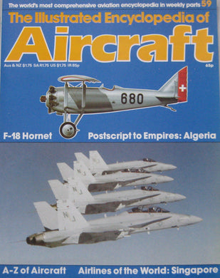 The Illustrated Encyclopedia of Aircraft magazine Issue 59 McDonnell Douglas F-18 Hornet cutaway drawing