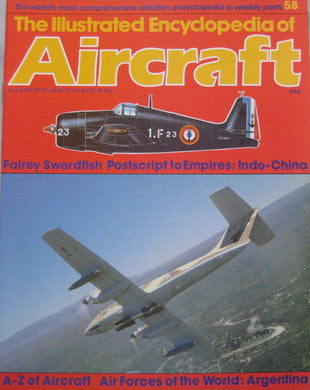 The Illustrated Encyclopedia of Aircraft magazine Issue 58 Fairey Swordfish cutaway drawing