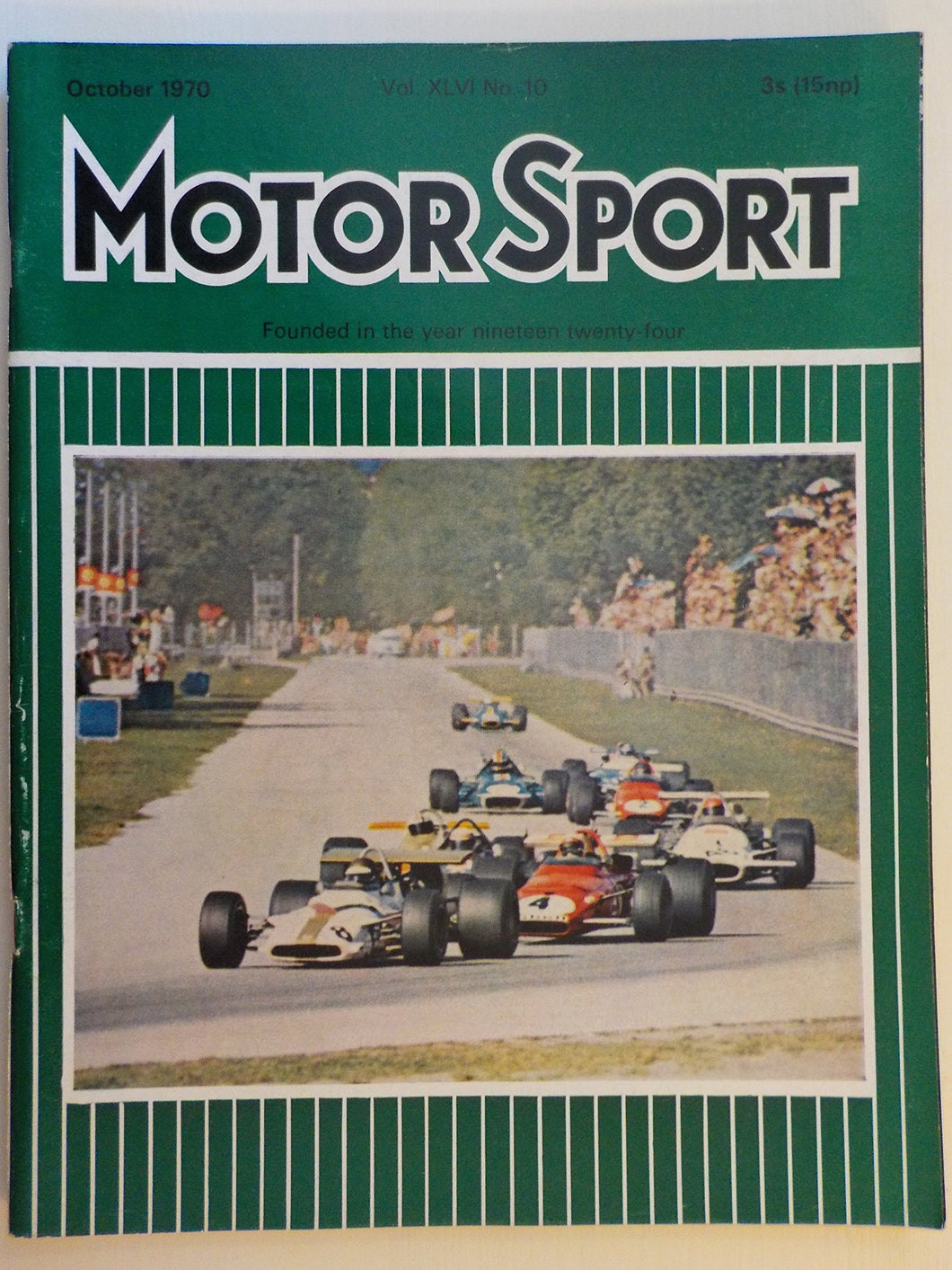Motor Sport magazine Vol XLVI No 10 October 1970