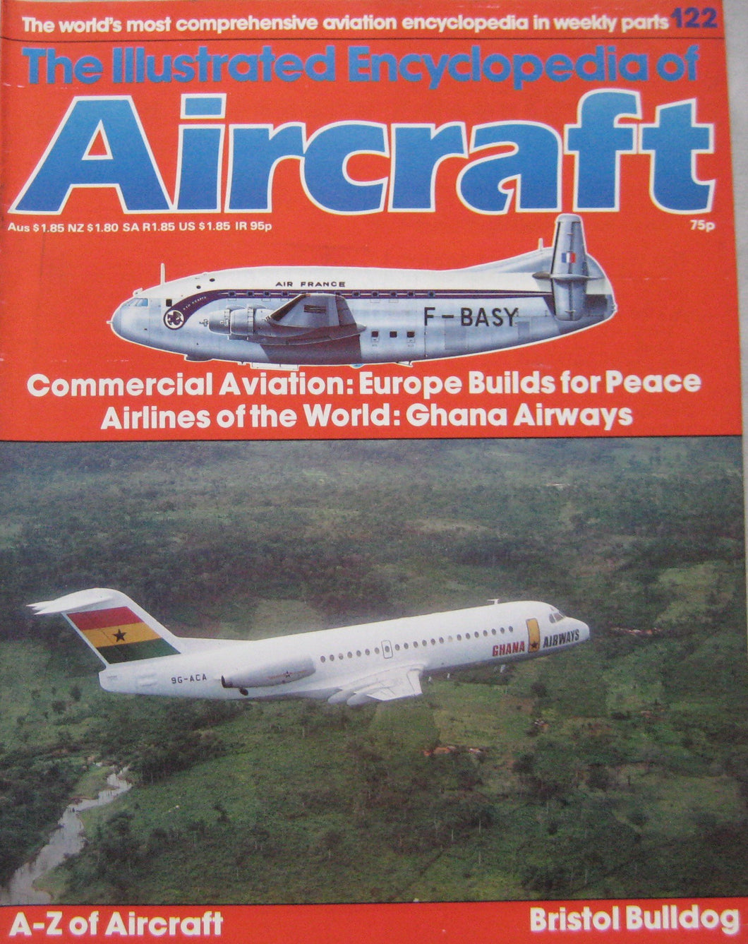 The Illustrated Encyclopedia of Aircraft magazine Issue 122 Bristol Bulldog cutaway drawing