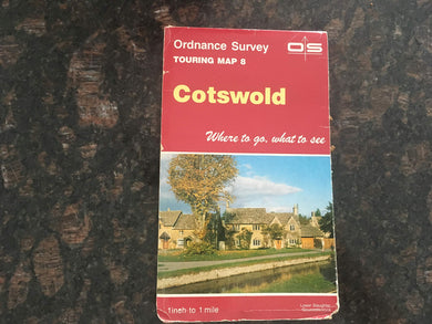 Ordnance Survey Tourist Map 8 Cotswold