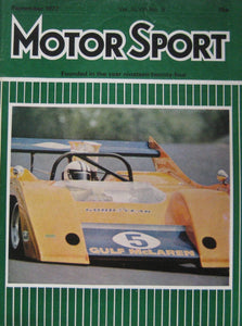 Motor Sport Magazine September 1972