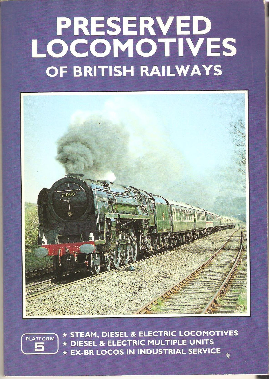 Preserved Locomotives of Britain (British Railways Pocket Books) Fox, Peter