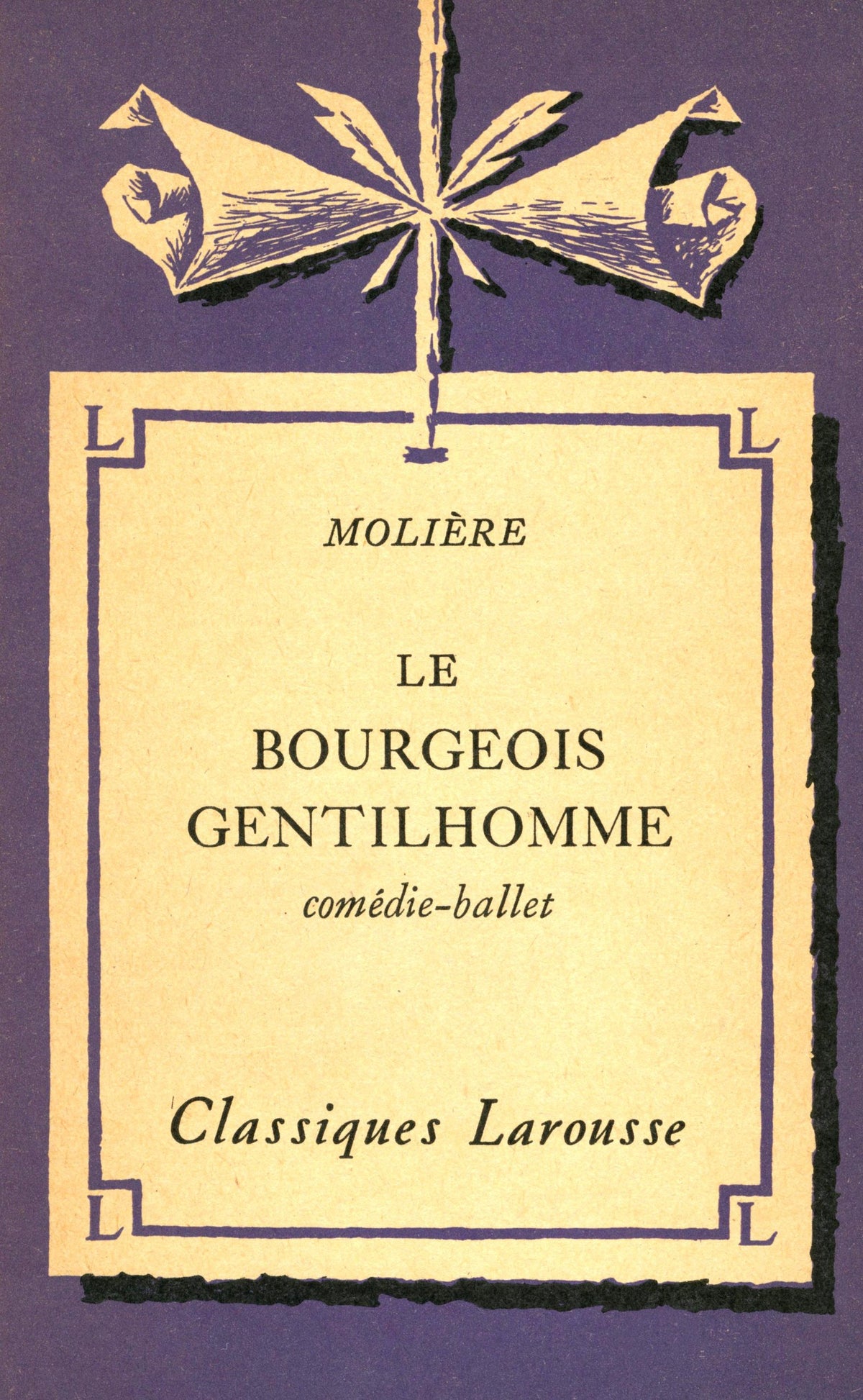 Le Bourgeois Gentilhomme [Paperback] Moli?re
