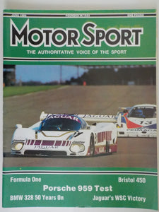 Motor Sport magazine June 1986 Vol LXII No 6