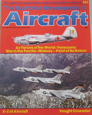 The Illustrated Encyclopedia of Aircraft magazine Issue 151 Vought Crusader Cutaway drawing