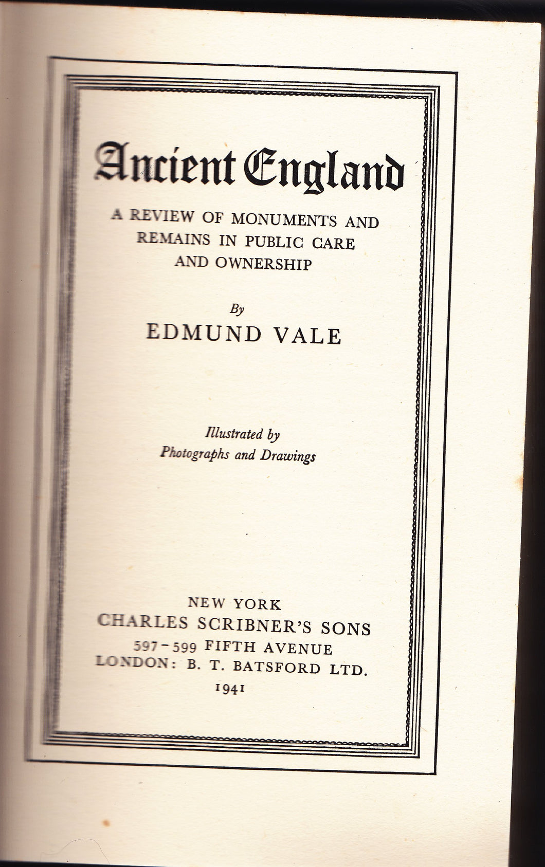 Ancient England. A review of monuments and remains in public care and ownership ... Illustrated, etc