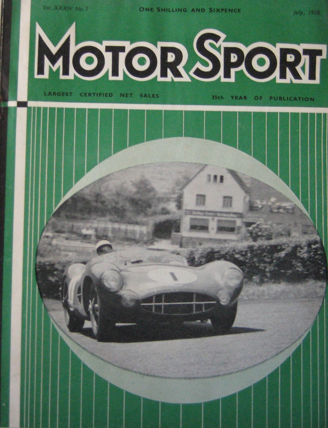 Motor Sport Magazine July 1958 Vol. 34 no. 7