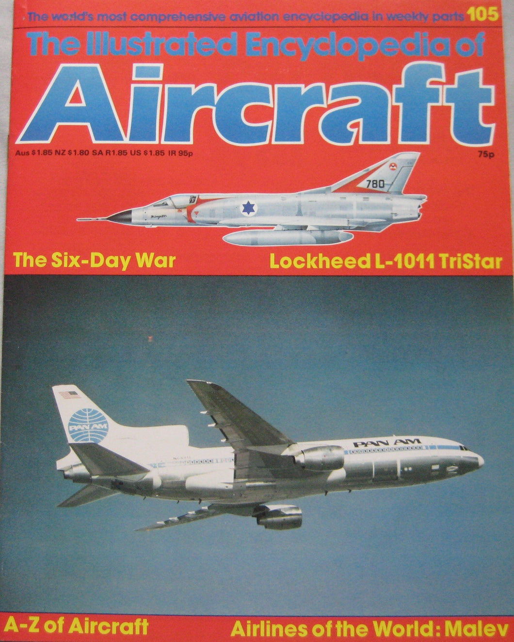The Illustrated Encyclopedia of Aircraft magazine Issue 105 Lockheed L-1011 TriStar cutaway drawing