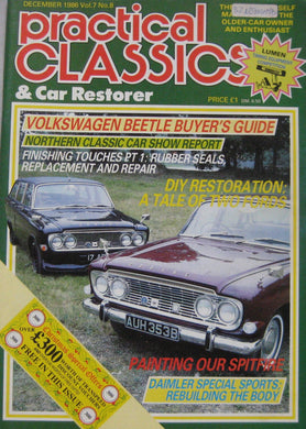 Practical Classics magazine 12/1986 featuring Volkswagen Beetle [Paperback] John Williams