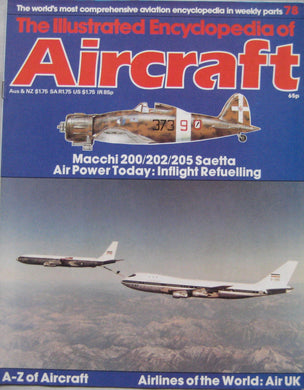 The Illustrated Encyclopedia of Aircraft magazine Issue 78 Macchi 200/202/205 Saetta cutaway drawing