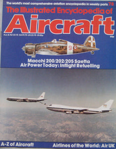 The Illustrated Encyclopedia of Aircraft magazine Issue 78 Macchi 200/202/205 Saetta cutaway drawing