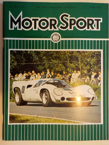 Motor Sport magazine Vol XLIV No 10 October 1968 [Paperback] William Boddy
