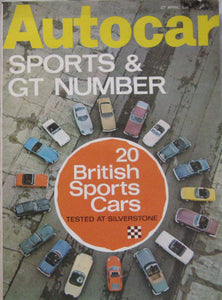 Autocar magazine 27/4/1967 featuring Renault 8 Gordini road test