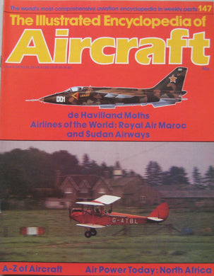 The Illustrated Encyclopedia of Aircraft magazine Issue 147 de Havilland Moth's cutaway drawing