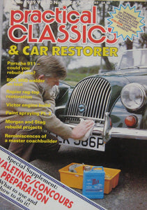 Practical Classics magazine 06/1989 featuring Porsche 911, Morgan 4/4