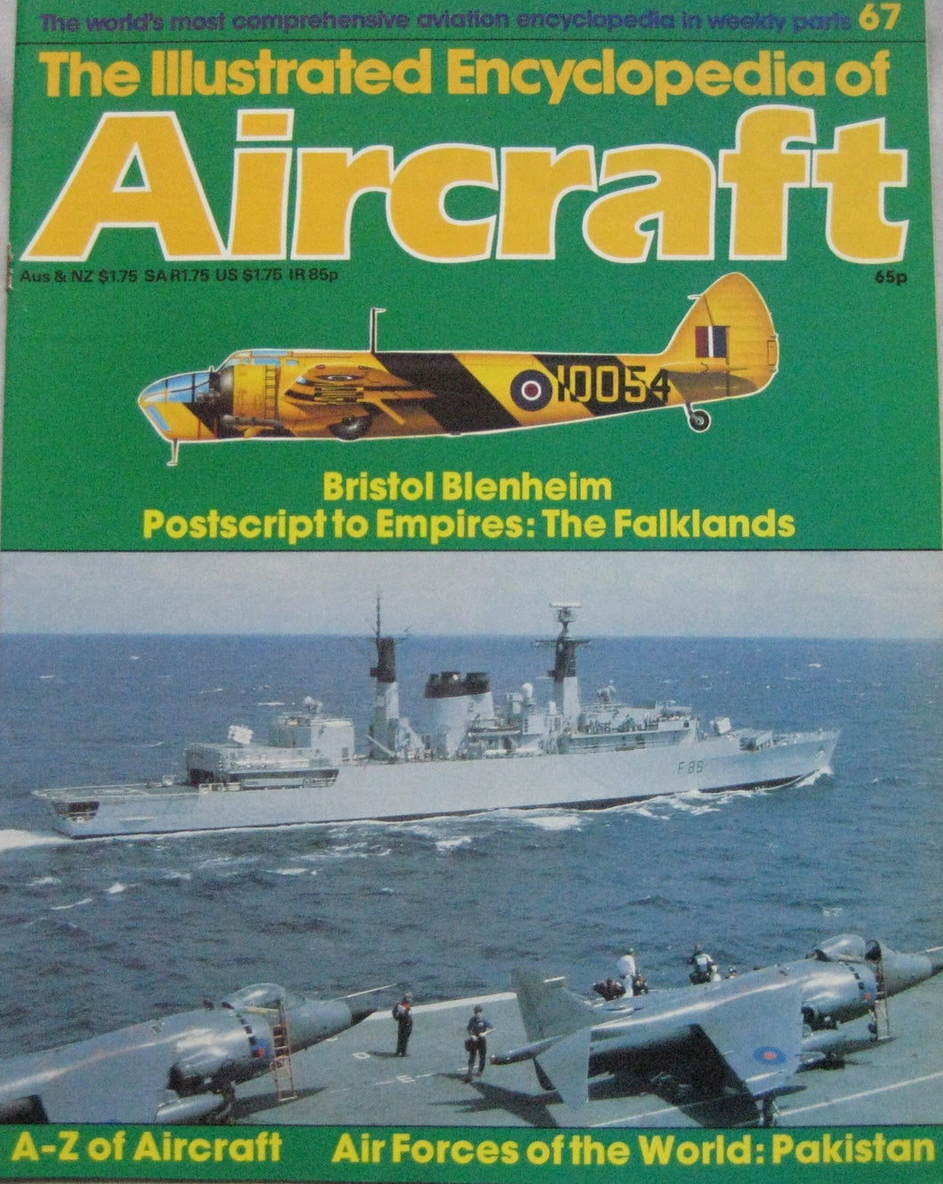 The Illustrated Encyclopedia of Aircraft magazine Issue 67 Bristol Blenheim cutaway drawing