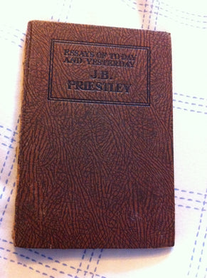 Essays (Essays of to-day and yesterday)