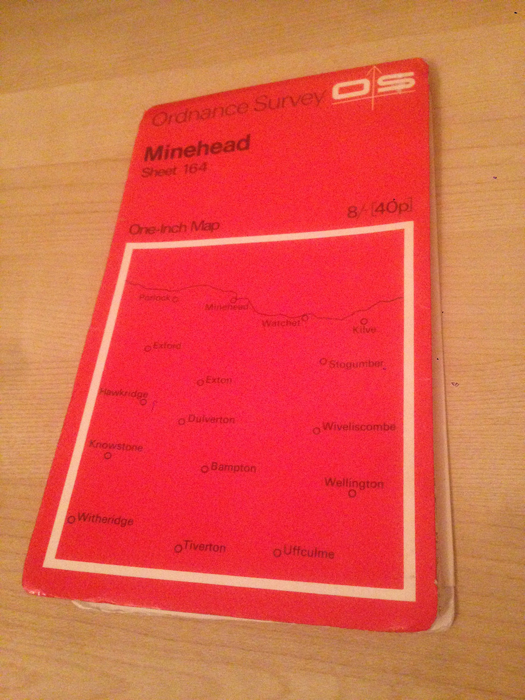 Sheet 164: Minehead (Ordnance Survey Map One- Inch Map)