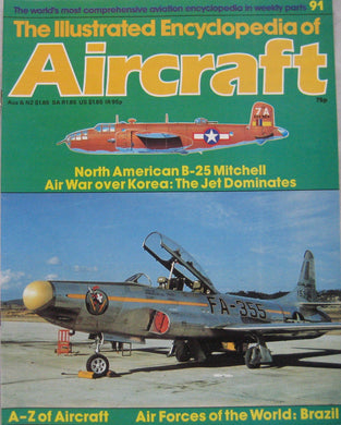 The Illustrated Encyclopedia of Aircraft magazine Issue 91 North American B-25 Mitchell cutaway drawing